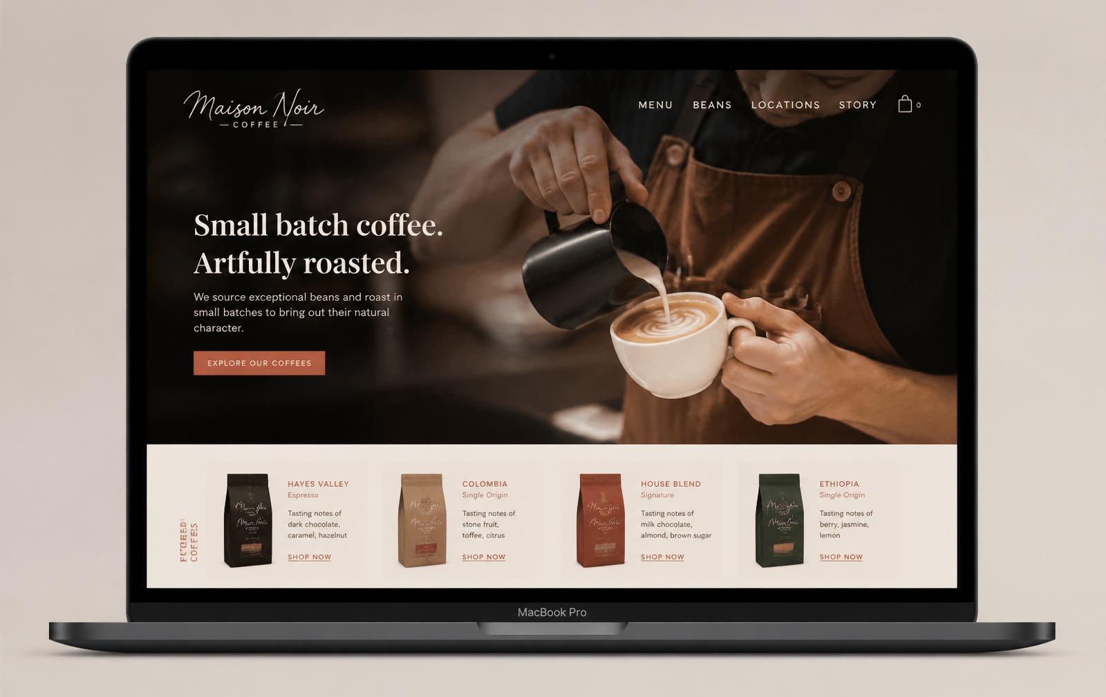Maison Noir Coffee — case study
