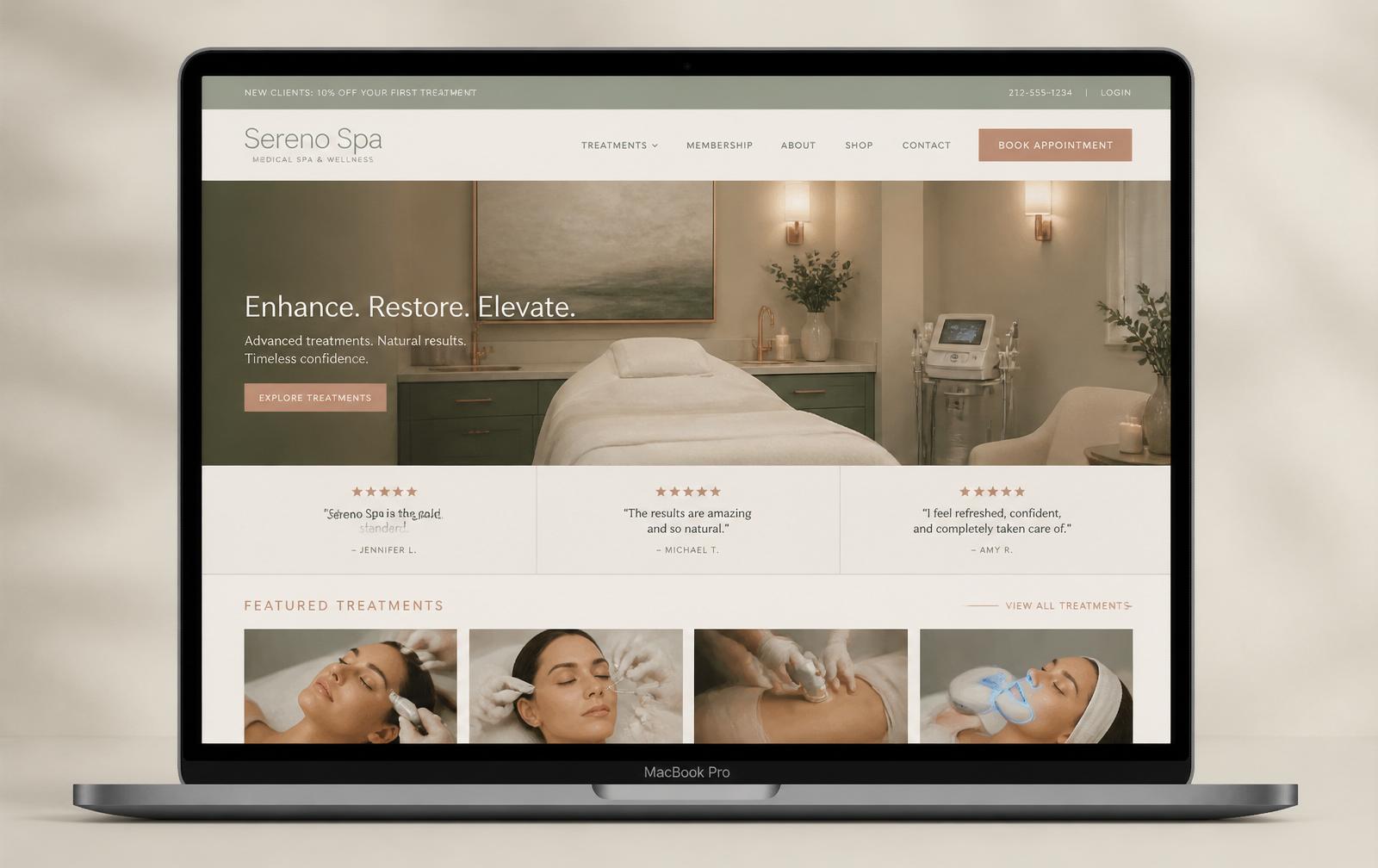 Sereno Spa — case study