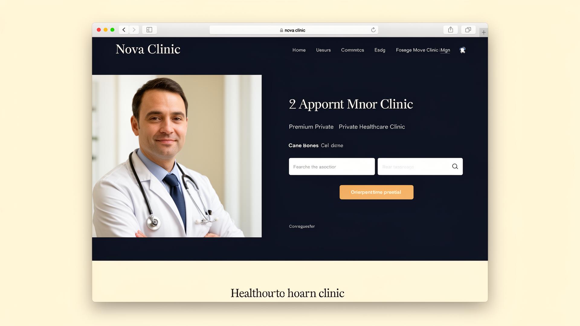 Nova Clinic — Trust-first website for a private healthcare clinic